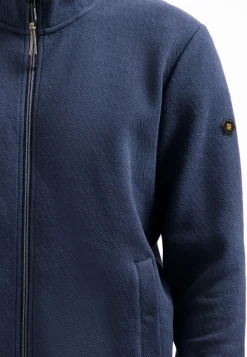 Sweater Full Zip Stand Up-Collar Relief