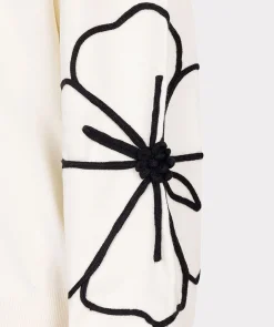 Sweater tape flower patch