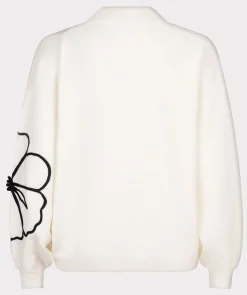 Sweater tape flower patch