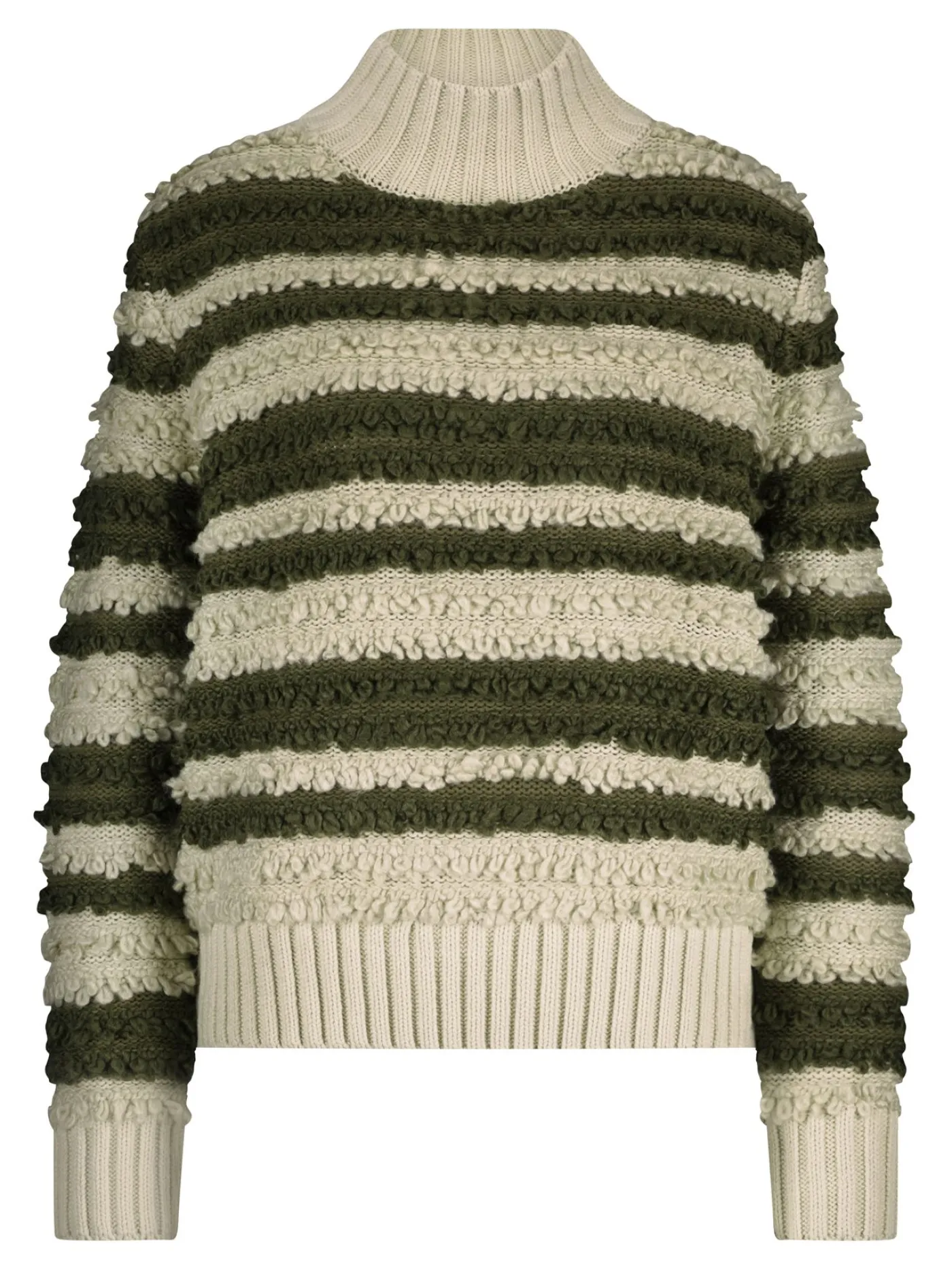 Sweater with Loops + Stripe