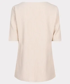 Top V/neck fancy crinkle