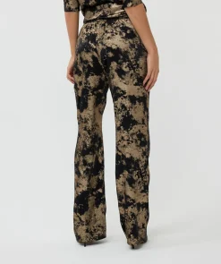 Trousers palazzo lamee