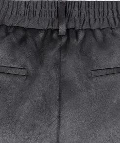 Trousers shimmer crinkle