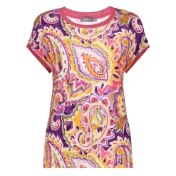 T-shirt AOP fancy rib