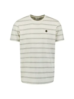 T-Shirt Crewneck Jacquard Stripe