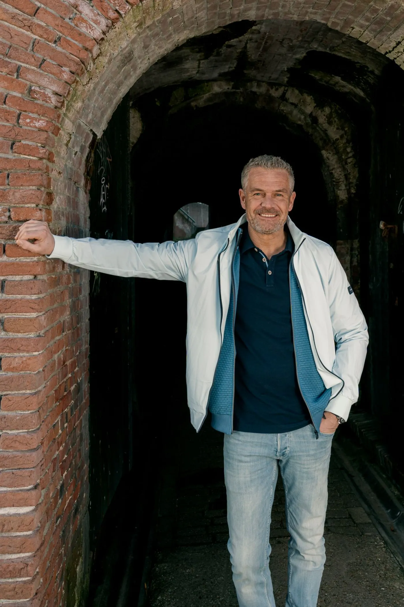 T-Shirt Crewneck Solid Relief Jacquard