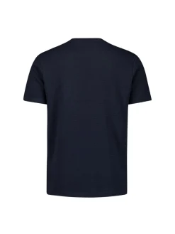 T-Shirt Crewneck Solid Relief Jacquard