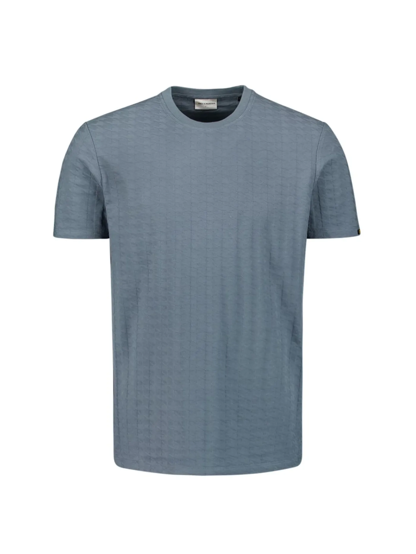 T-Shirt Crewneck Solid Relief Jacquard