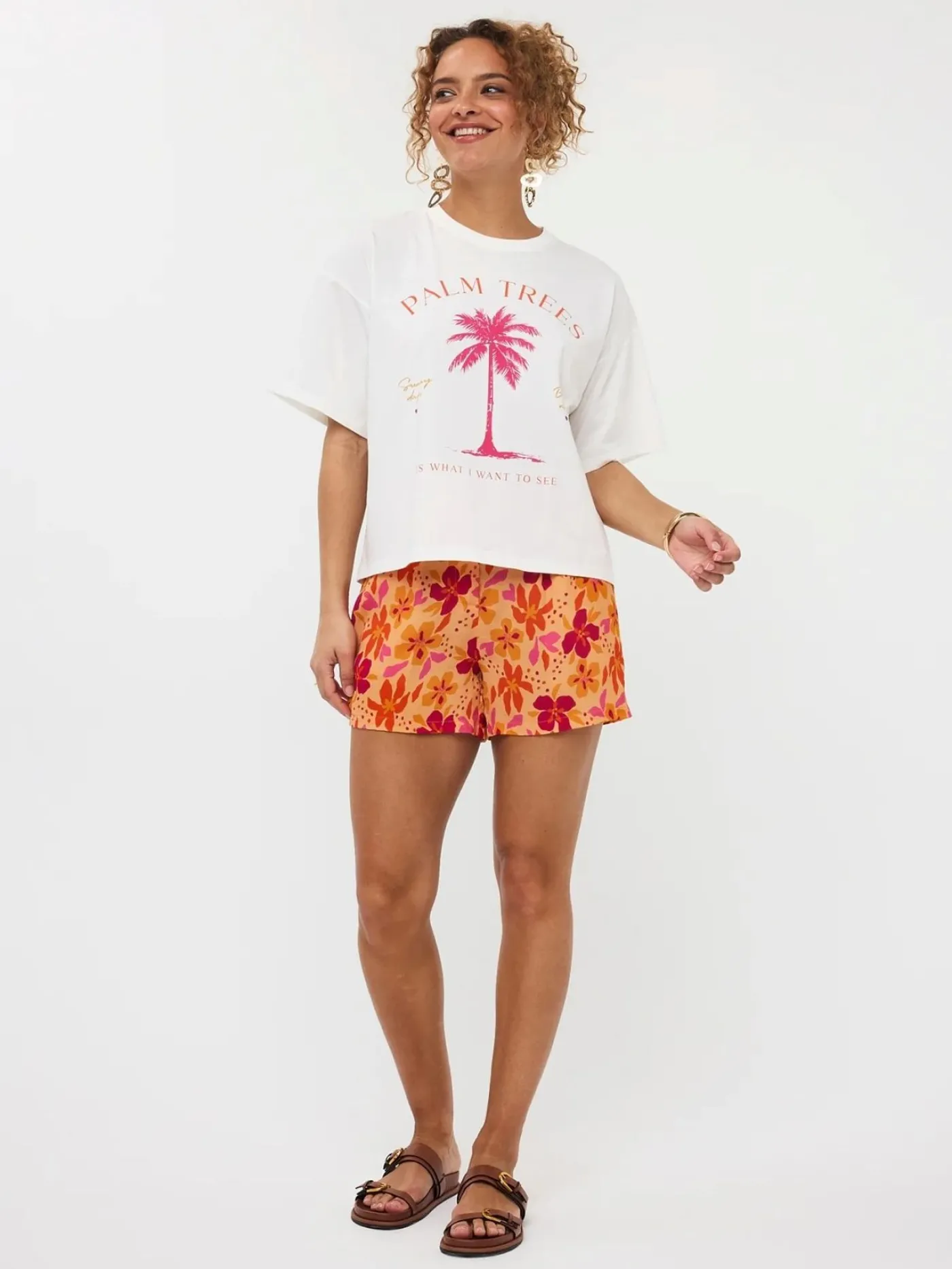 T-shirt Palm trees