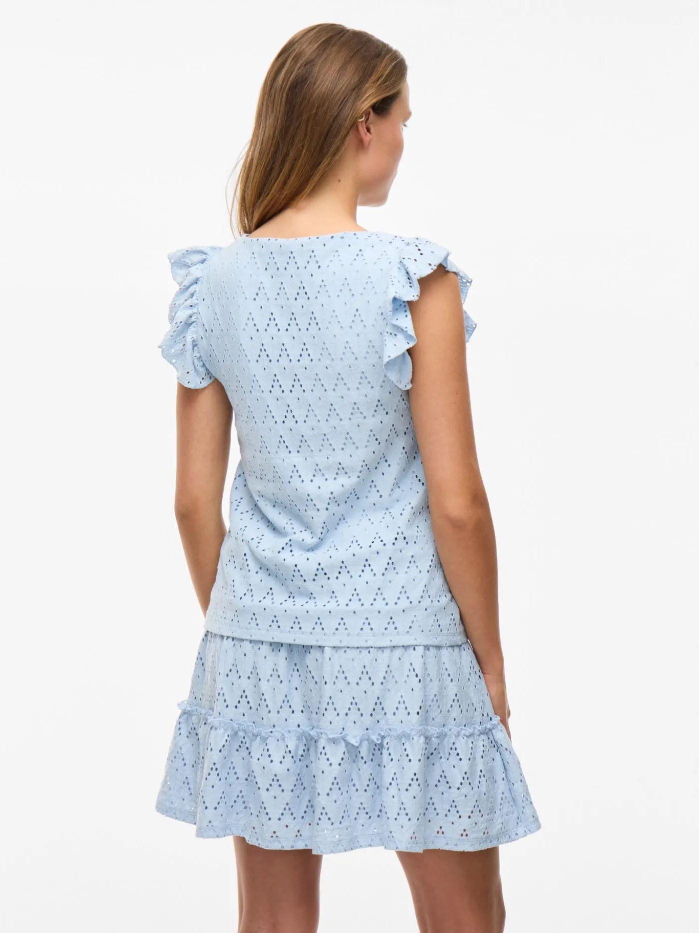 VIAMALINA V-NECK C/S TOP/PB