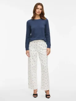 VIDALO O-NECK L/S KNIT TOP- NOOS