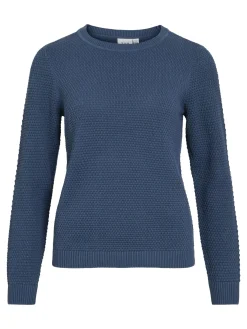 VIDALO O-NECK L/S KNIT TOP- NOOS