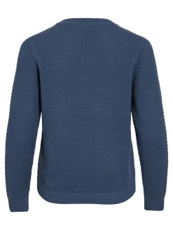 VIDALO O-NECK L/S KNIT TOP- NOOS