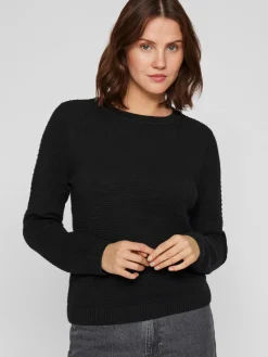 VIDALO O-NECK L/S KNIT TOP- NOOS