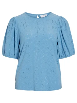 VIKALLY O-NECK 2/4 TOP - NOOS