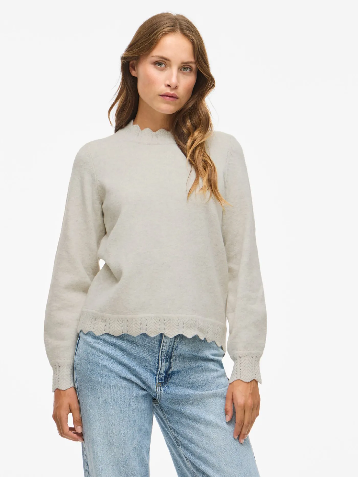 VINIKOLINA O-NECK L/S KNIT TOP - NO