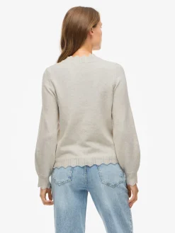 VINIKOLINA O-NECK L/S KNIT TOP - NO