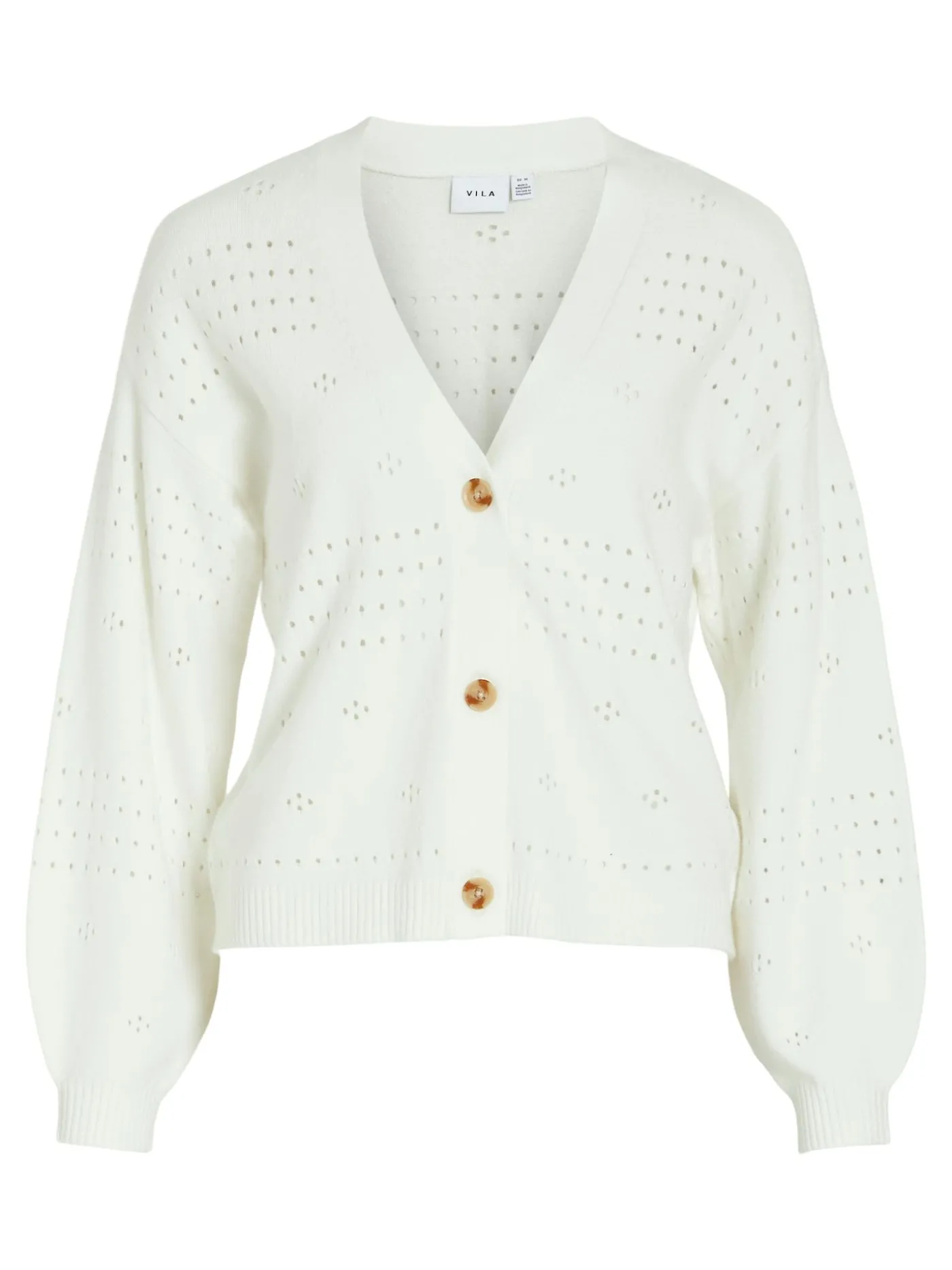 VIRIL V-NECK L/S KNIT CARDIGAN - NO