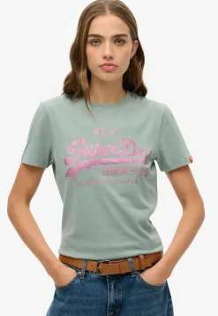 Vl Rhinestone slim tee