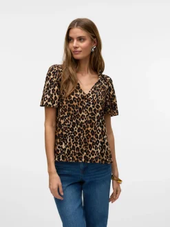 VMALBA SS V-NECK SHIRT WVN GA