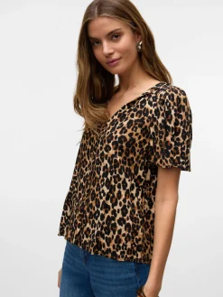 VMALBA SS V-NECK SHIRT WVN GA