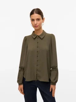 VMALVA LACE LS SHIRT WVN GA BOO