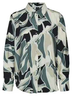 VMBELINE BEA LS LONG SHIRT WVN GA