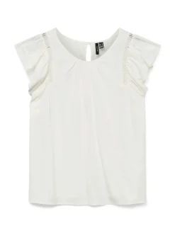 VMBELLA SS LACE TOP WVN GA NOOS