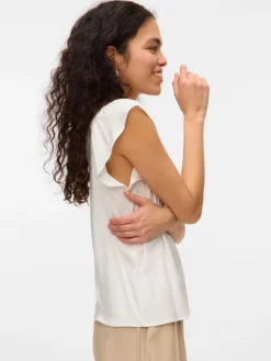 VMBELLA SS LACE TOP WVN GA NOOS