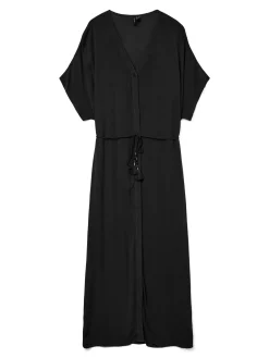 VMBENTE SS WIDE 7/8 SHIRT DRESS WVN