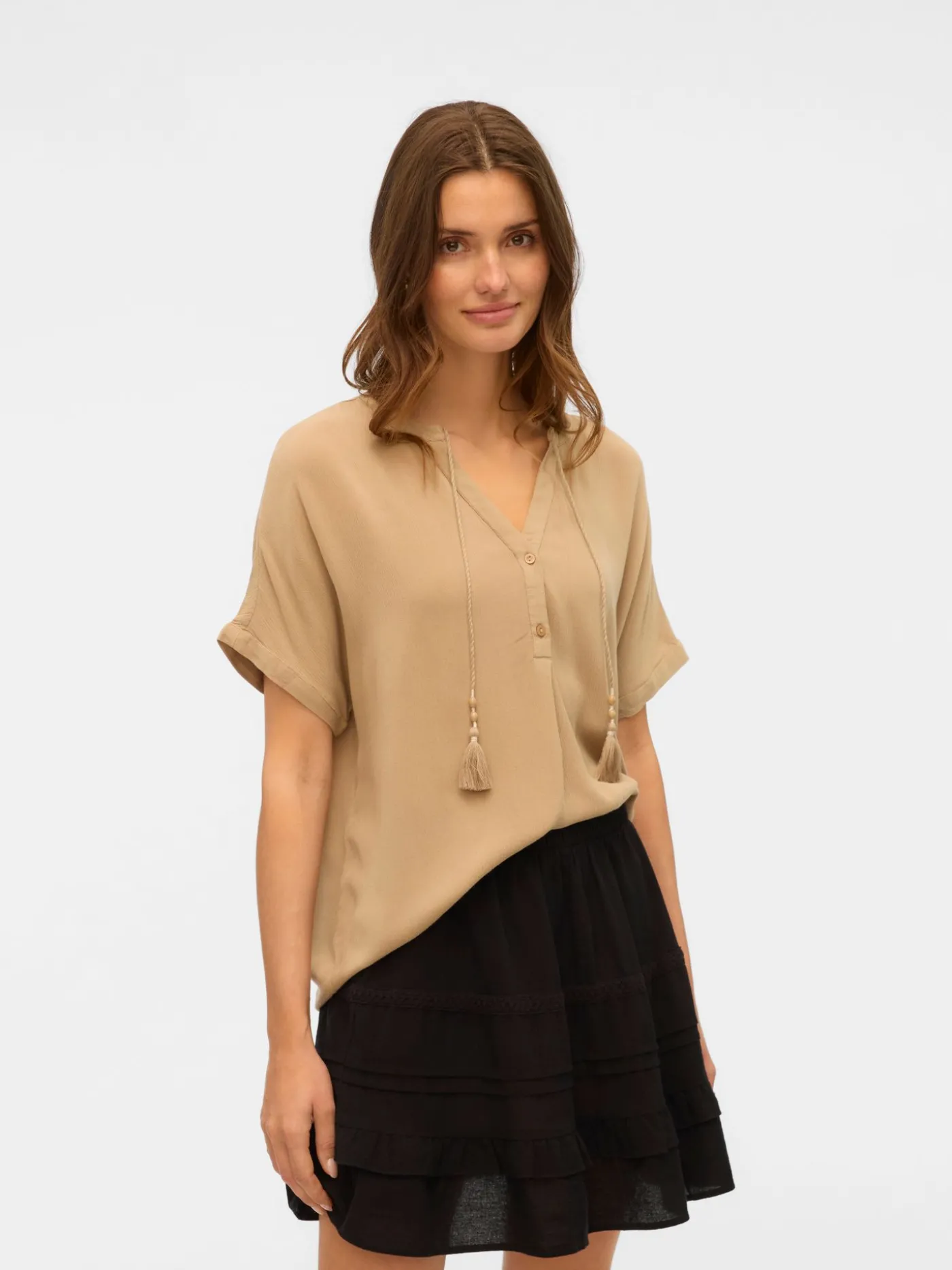 VMBENTE SS WIDE TOP WVN GA