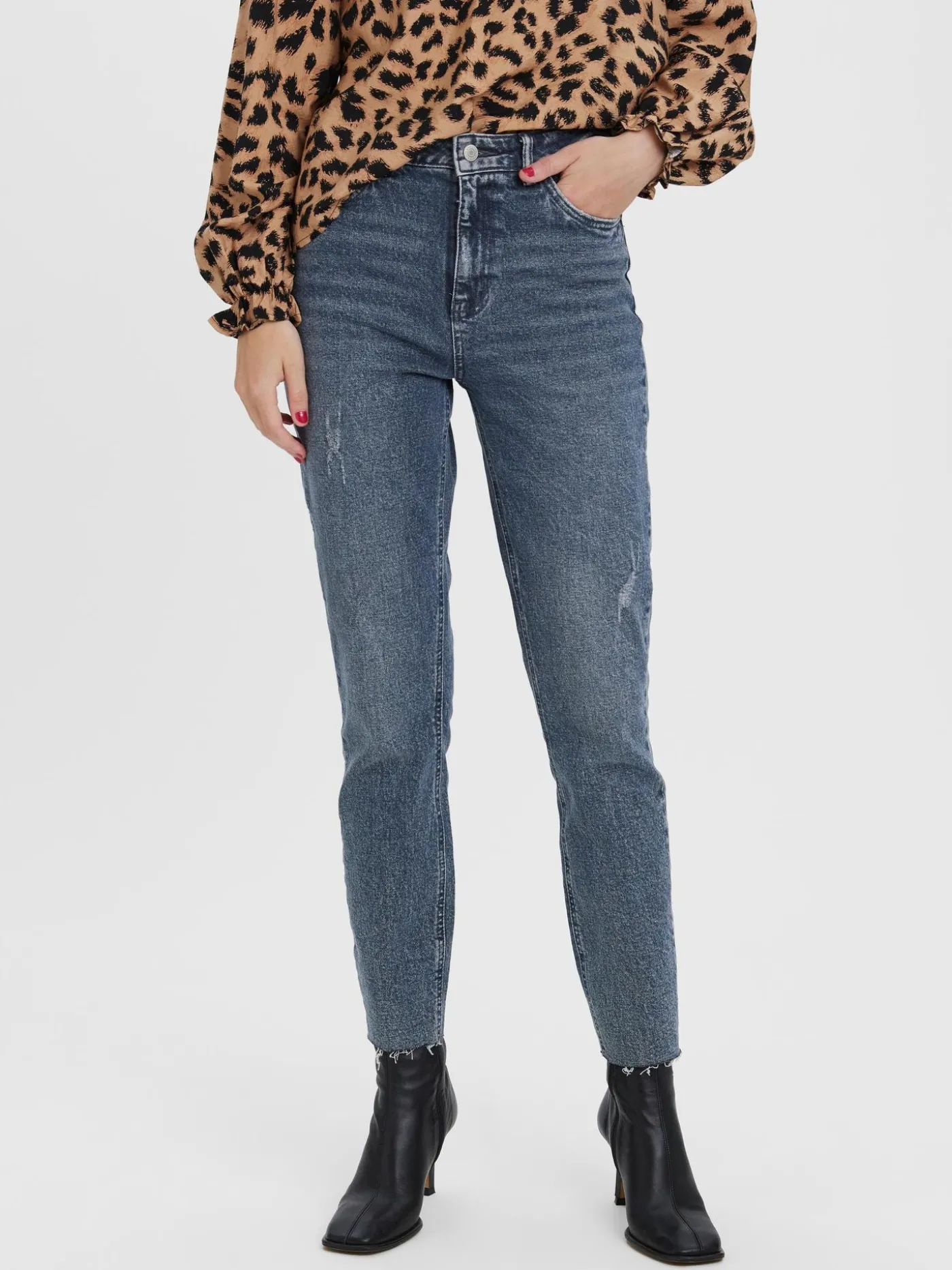 VMBRENDA HR STRAIGHT ANK GU3134 GA - Dark Blue Den