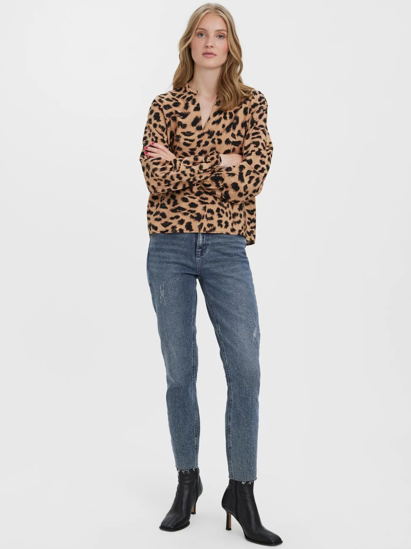 VMBRENDA HR STRAIGHT ANK GU3134 GA - Dark Blue Den