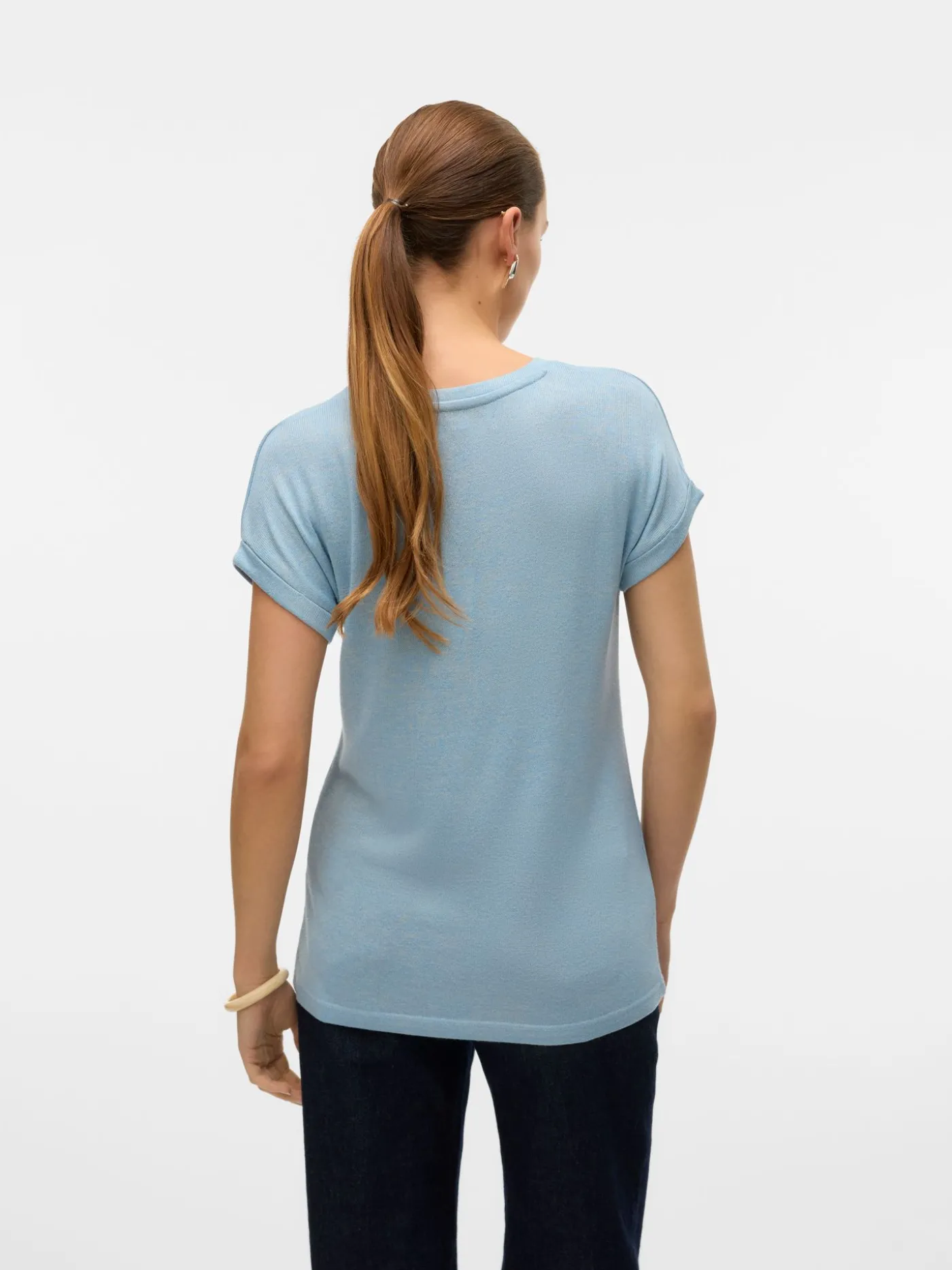 VMBRIANNA SS O-NECK PULLOVER BOO R