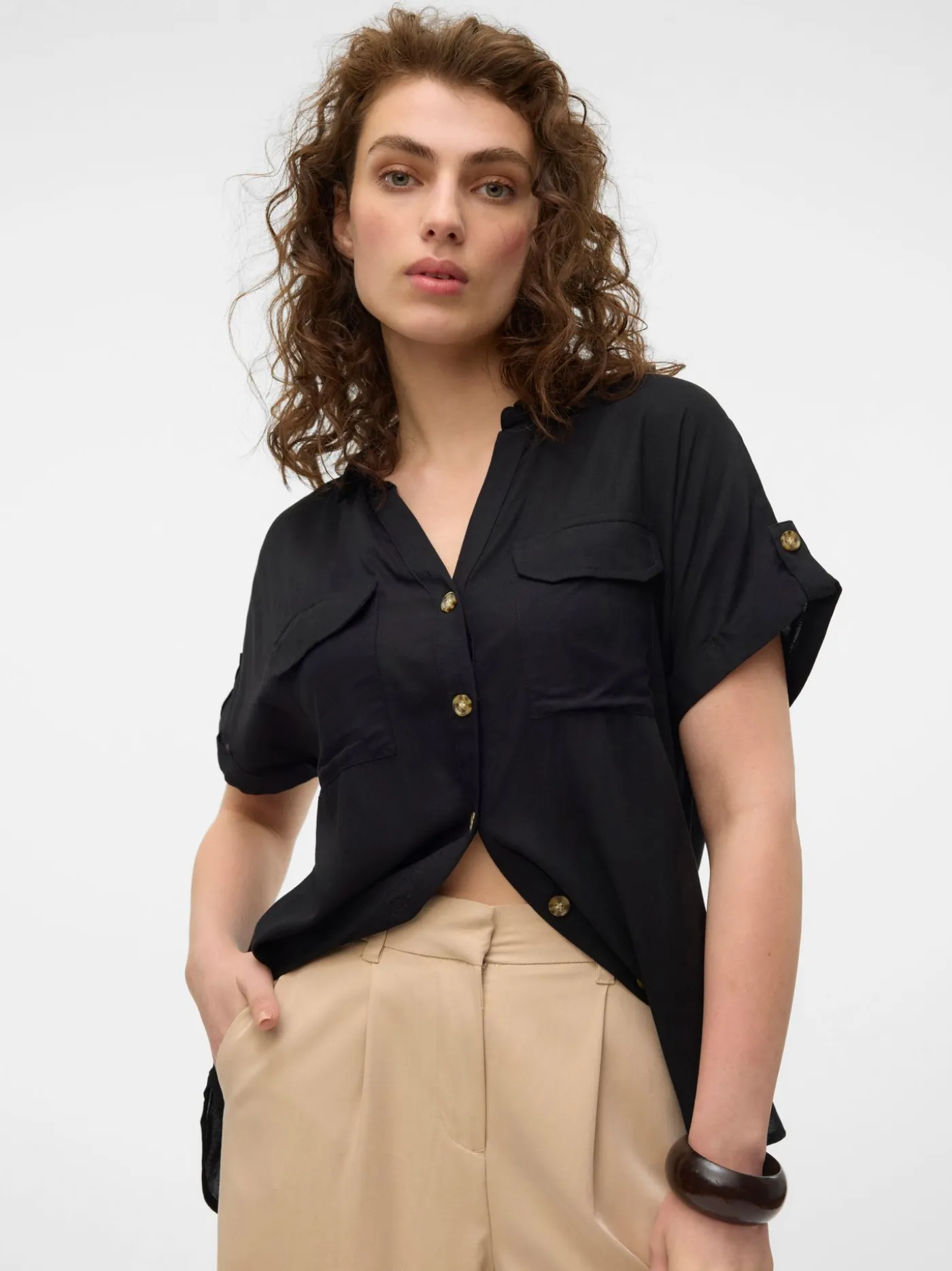 VMBUMPY S/S SHIRT WVN GA NOOS