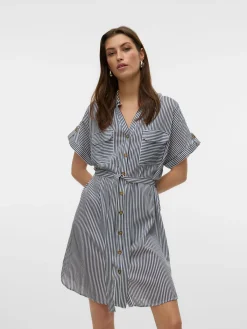 VMBUMPY SS SHORT SHIRT DRESS WVN GA