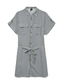 VMBUMPY SS SHORT SHIRT DRESS WVN GA