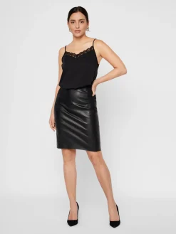 VMBUTTERSIA HW COATED SKIRT NOOS