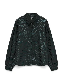 VMCARLA FOIL L/S SHIRT WVN GA