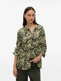 VMCINDY JEAN LS SHIRT WVN GA