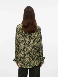 VMCINDY JEAN LS SHIRT WVN GA