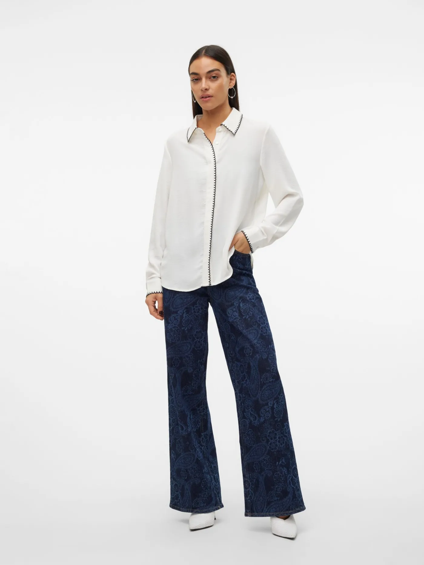 VMCONNA LS SHIRT WVN GA