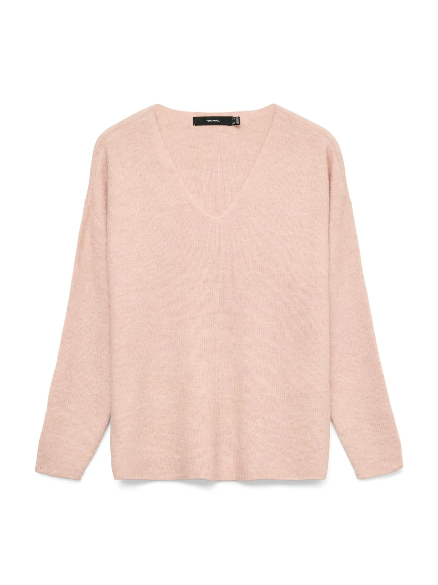 VMCREWLEFILE LS V-NECK BLOUSE NOOS
