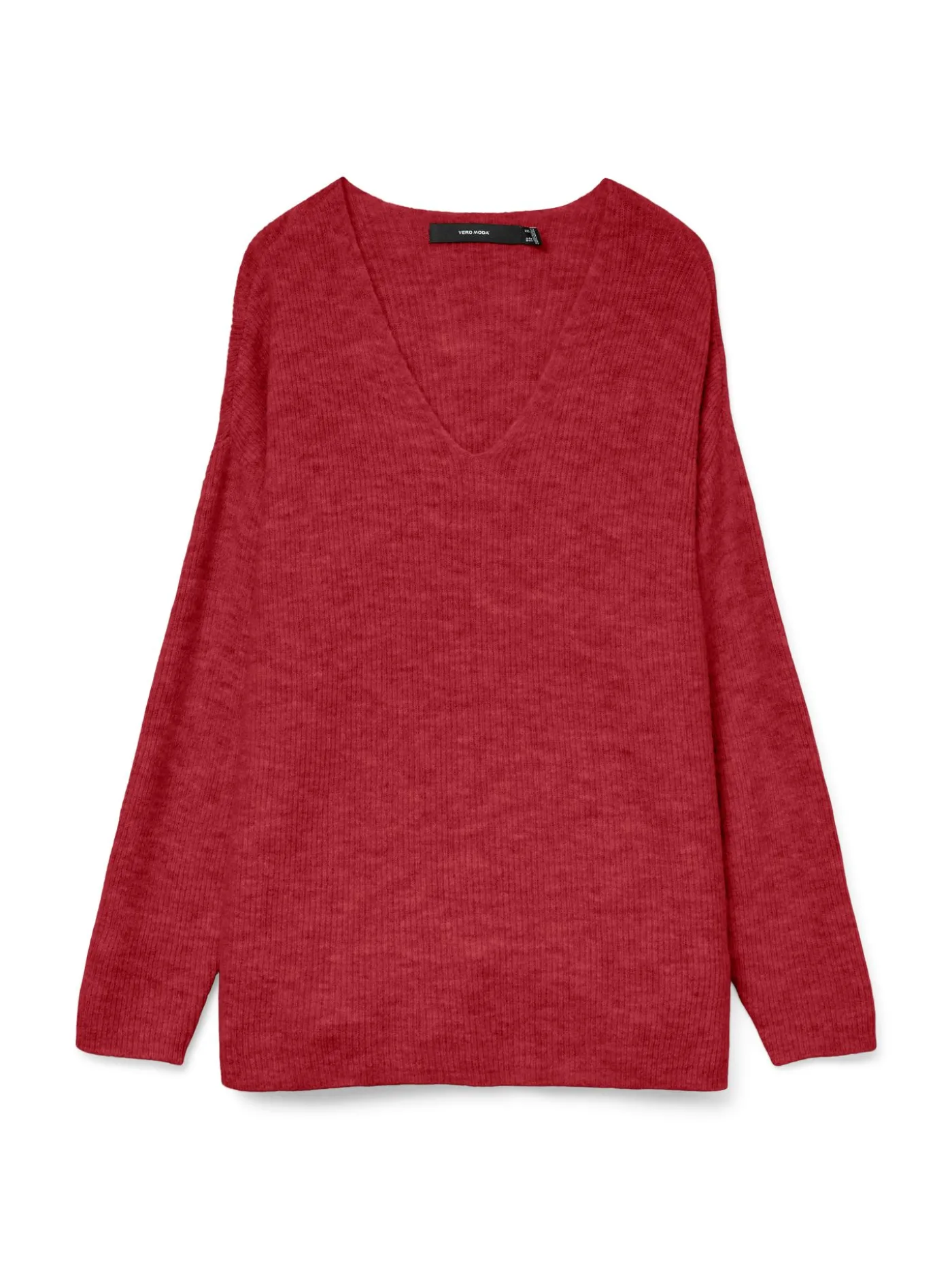 VMCREWLEFILE LS V-NECK BLOUSE NOOS