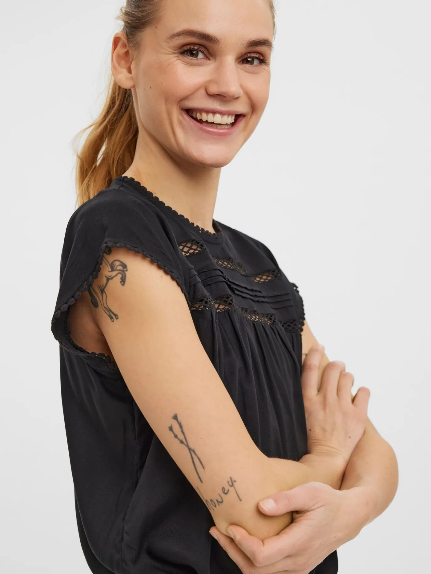 VMDEBBIE PLEAT S/L TOP GA NOOS