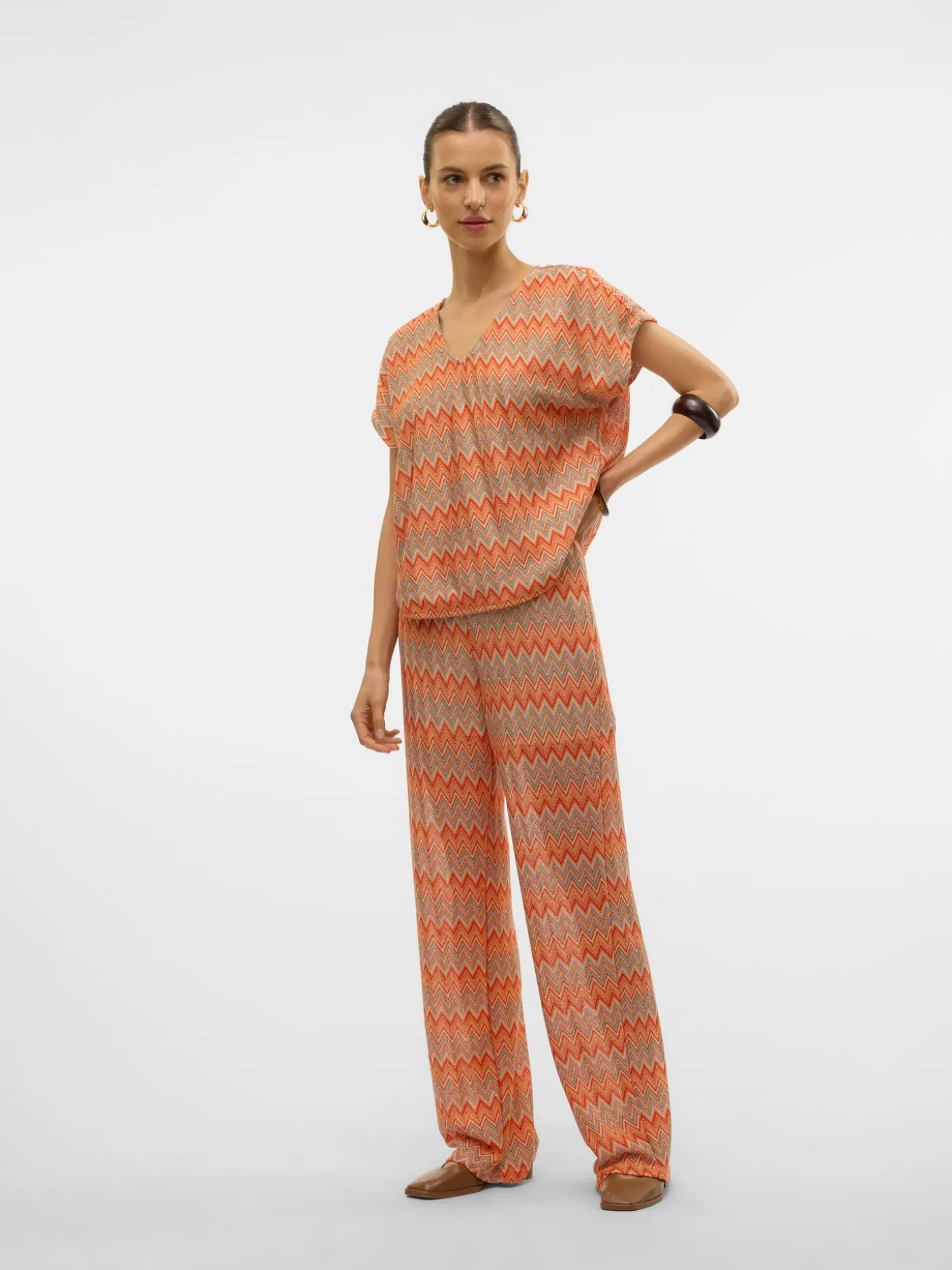 VMDICTE HW STRAIGHT PANTS JRS GA VO