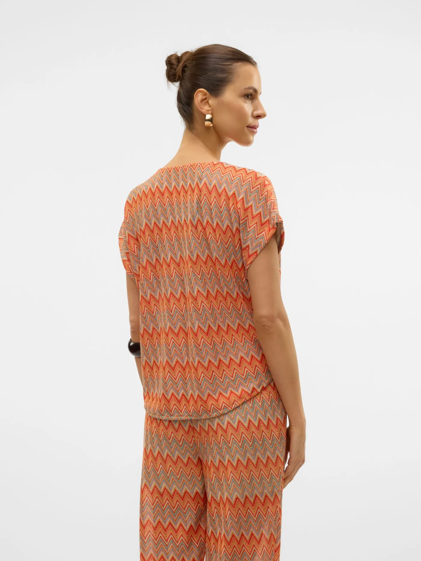 VMDICTE SS V-NECK TOP JRS GA VO