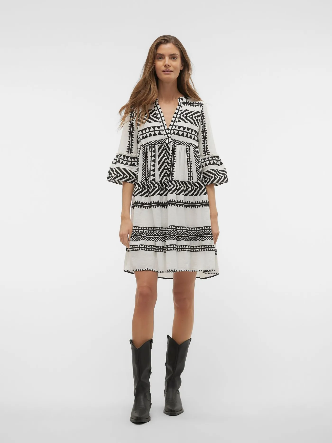 VMDICTHE 3/4 TUNIC WVN GA