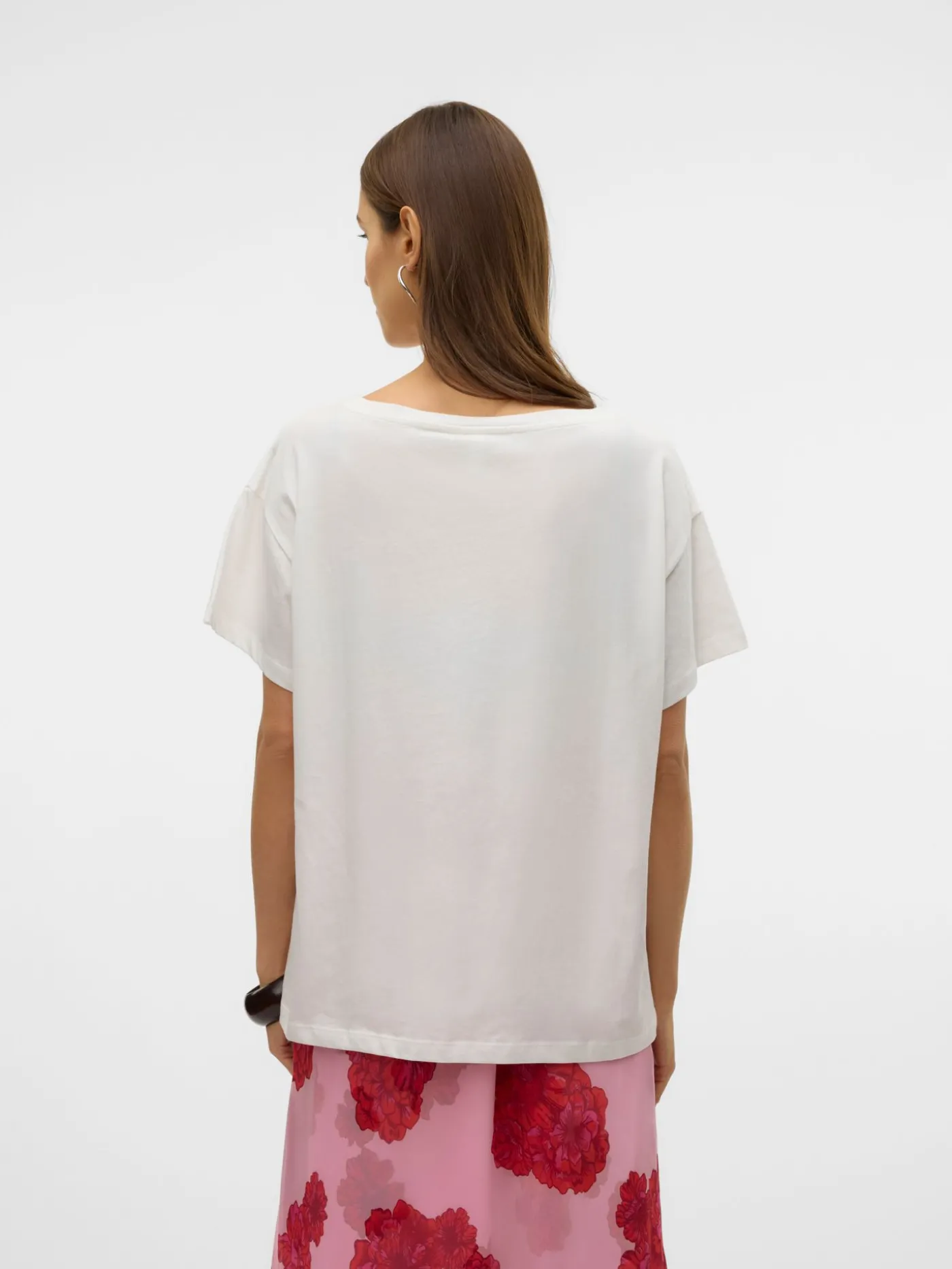 VMDINA S/S BOAT NECK TOP JRS BTQ GA