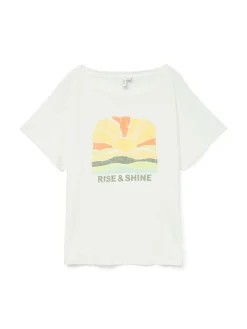 VMDINA S/S BOAT NECK TOP JRS BTQ GA